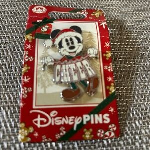 Disney Holiday Cheer Pin with Silver Accents